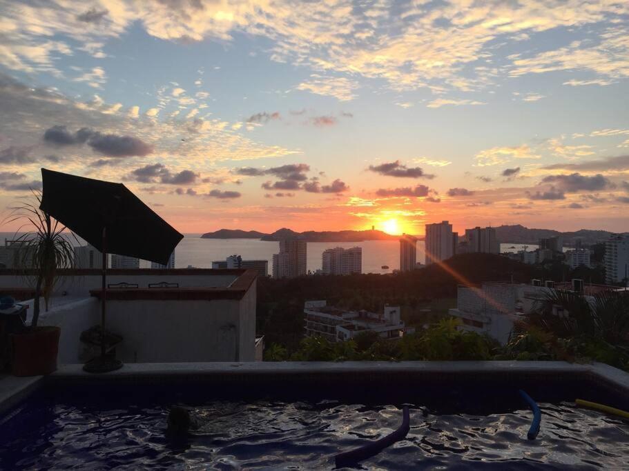 Hermosa Villa Puesta Al Sol Acapulco Bagian luar foto