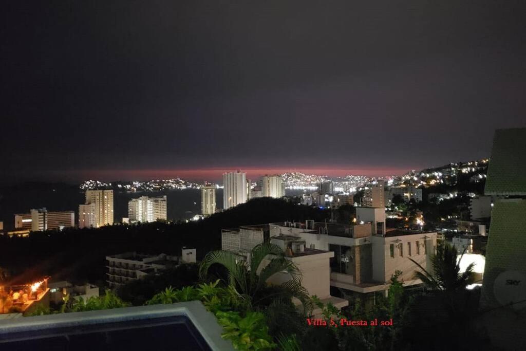 Hermosa Villa Puesta Al Sol Acapulco Bagian luar foto