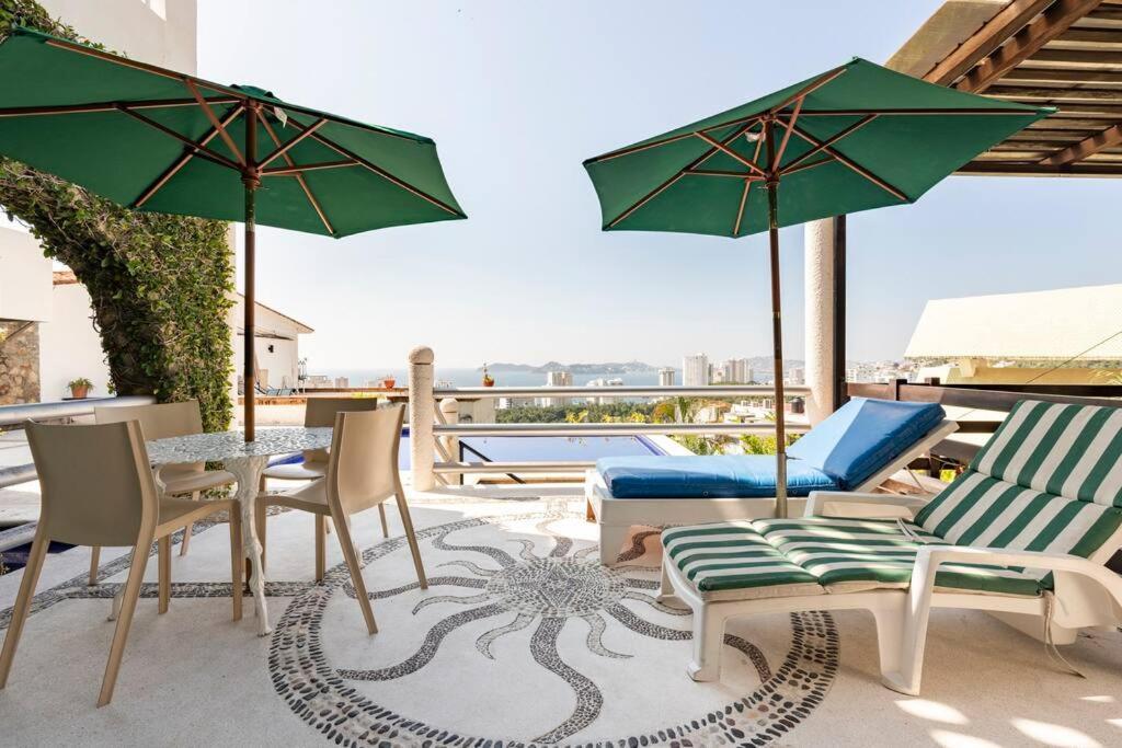 Hermosa Villa Puesta Al Sol Acapulco Bagian luar foto